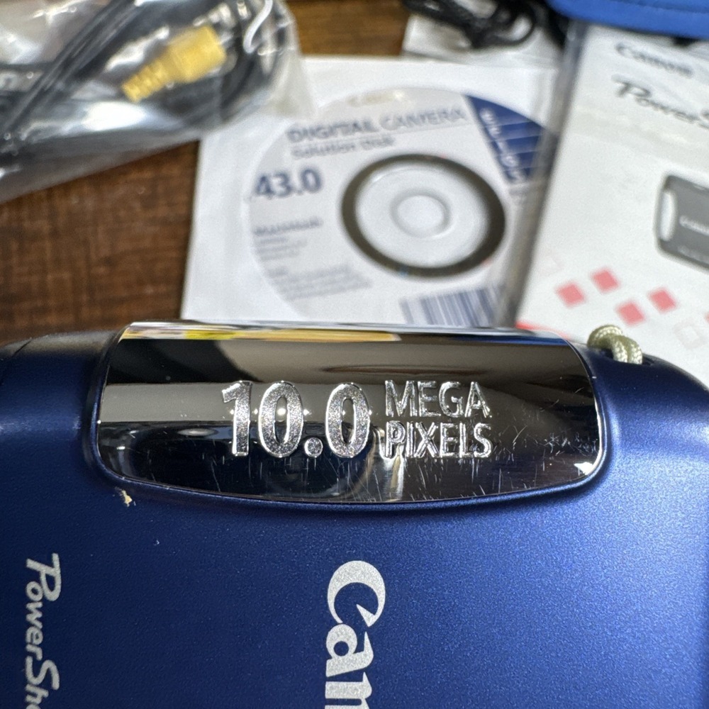 Canon PowerShot A480 Digital Camera 10MP 3.3X Optical Zoom TESTED Cables EUC - Picture 4 of 13